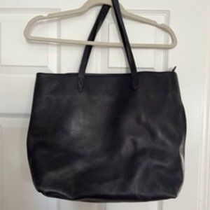 Madewell Zip-Top Transport Tote in Navy
